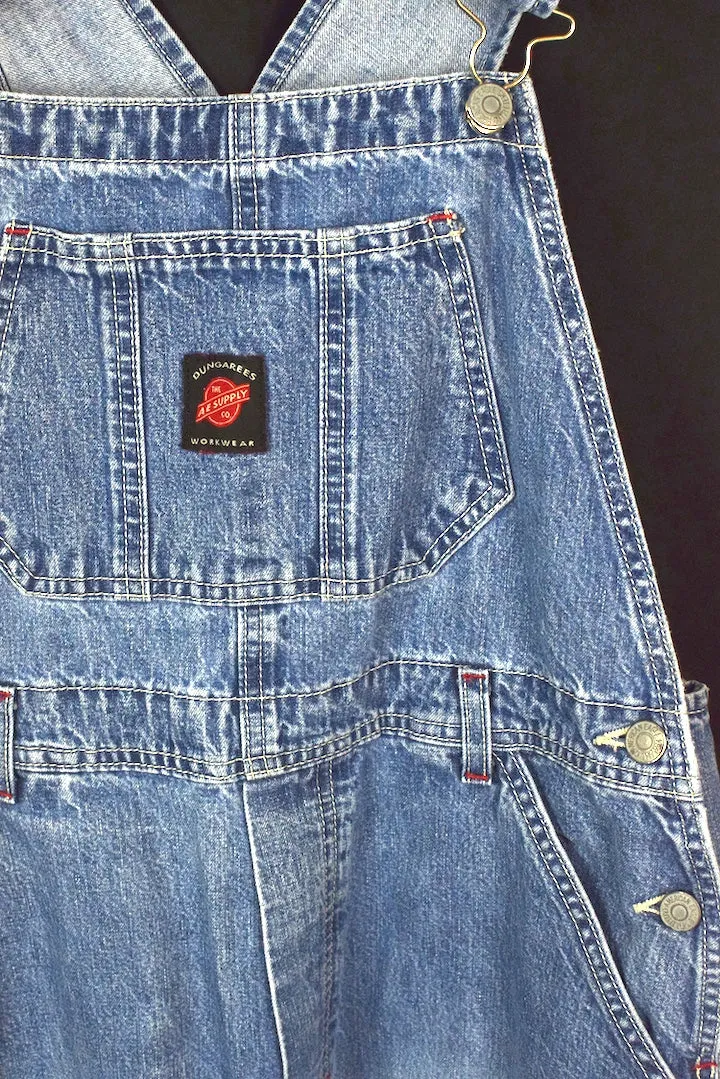 80s Dungarees Brand Denim Overalls