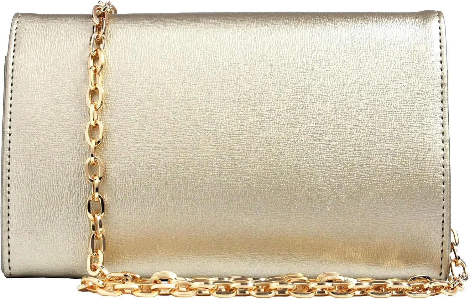 Clutch Purse Evening Bag for WomenEnvelope Handbag With Detachable Chain