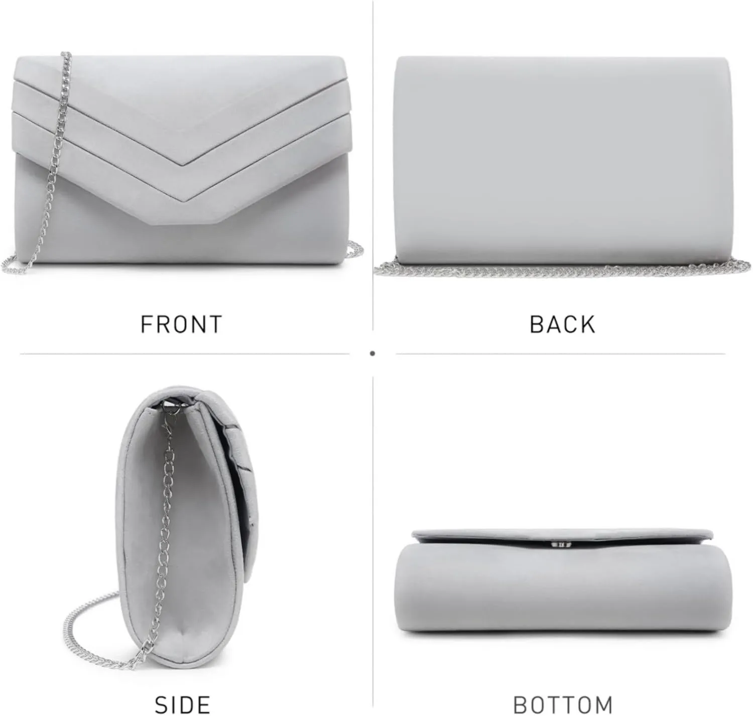 Dasein Women's Evening Bags Formal Party Clutches Wedding Purses Cocktail Prom Handbags
