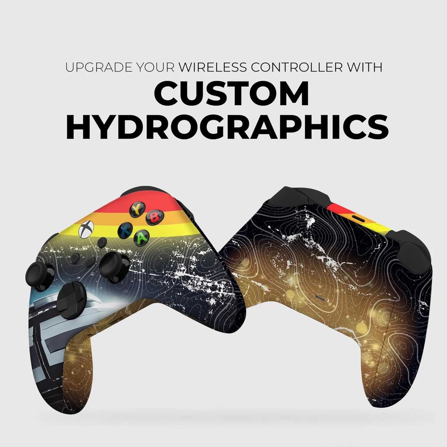 DreamController Cosmic Voyagger Custom X-box Controller Wireless compatible with X-box One/X-box Series X/S Proudly Customized in USA I Permanent HYDRODIP Print(NOT JUST A SKIN)(MODDED)
