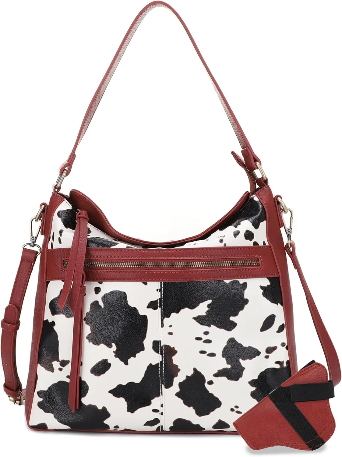 JESSIE & JAMES | Dakota Top Handle Concealed Carry Hobo Purse with Adustable Shoulder Strap