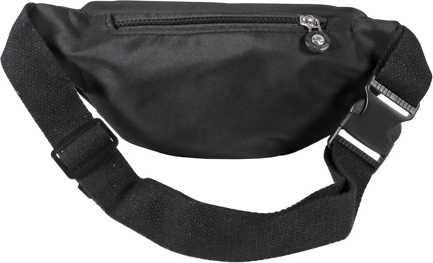 Large Crossbody Fanny Pack with 3-Zipper Pockets,Gifts for Enjoy Sports Festival Workout Traveling Running Casual Hands-Free Wallets Waist Pack Phone Bag Fits All Phones (Black)
