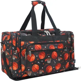 NGIL Canvas 20" inch Duffle Bag (Basketball Pro-Black)