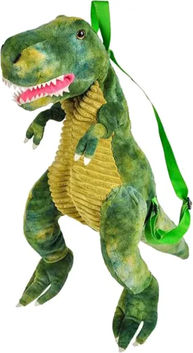 Rhode Island Novelty 20" Dino Backpack T-Rex , Green