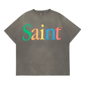 Saint Michael Colorful Saint Tee Vintage Black