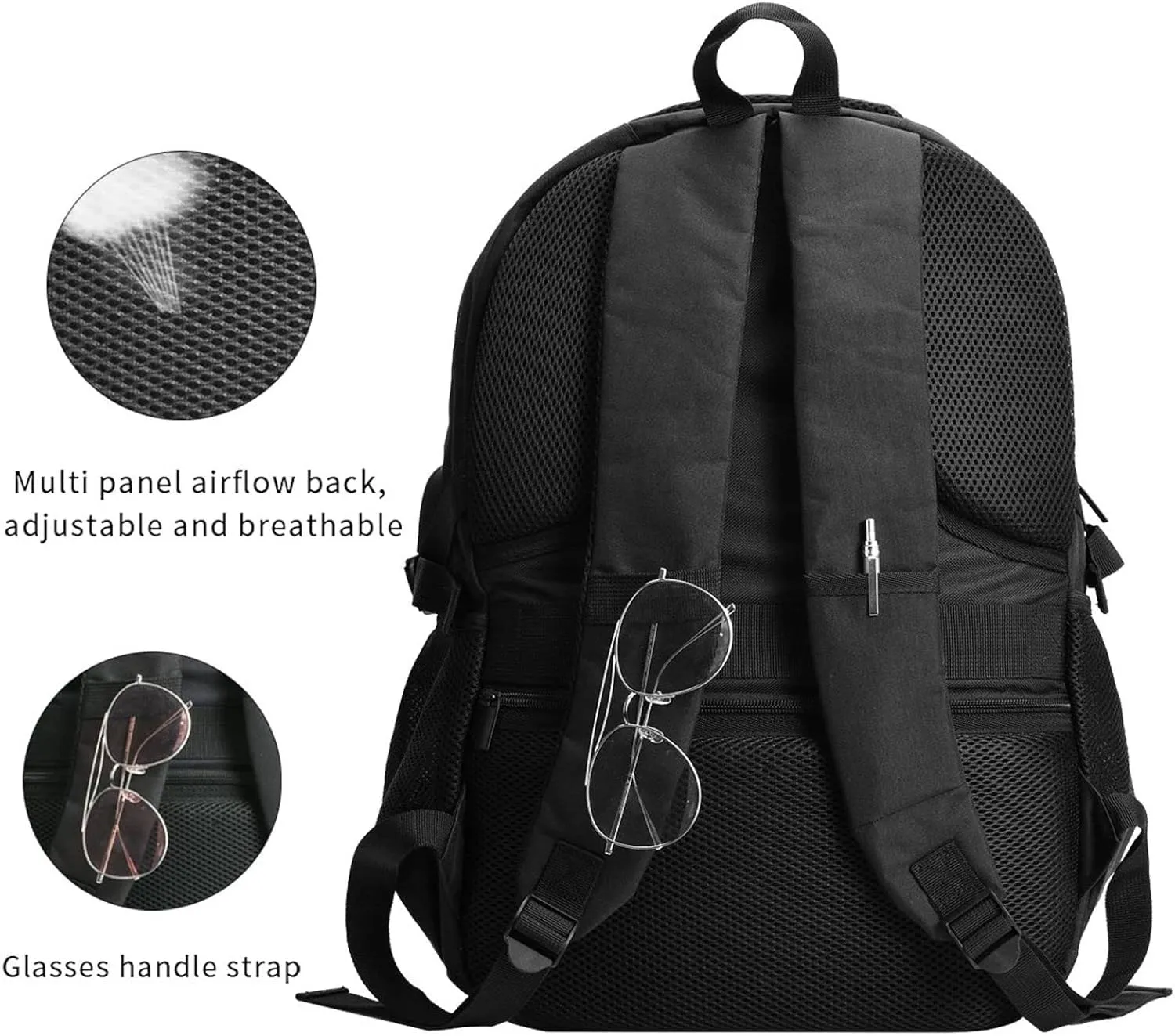 Tie Dye Rasta Circle Travel Backpack Laptop Backpacks Business Rucksack Outdoor Daypack Large Sport Bag with Luggage Strap USB Charging Port for Hiking Working
