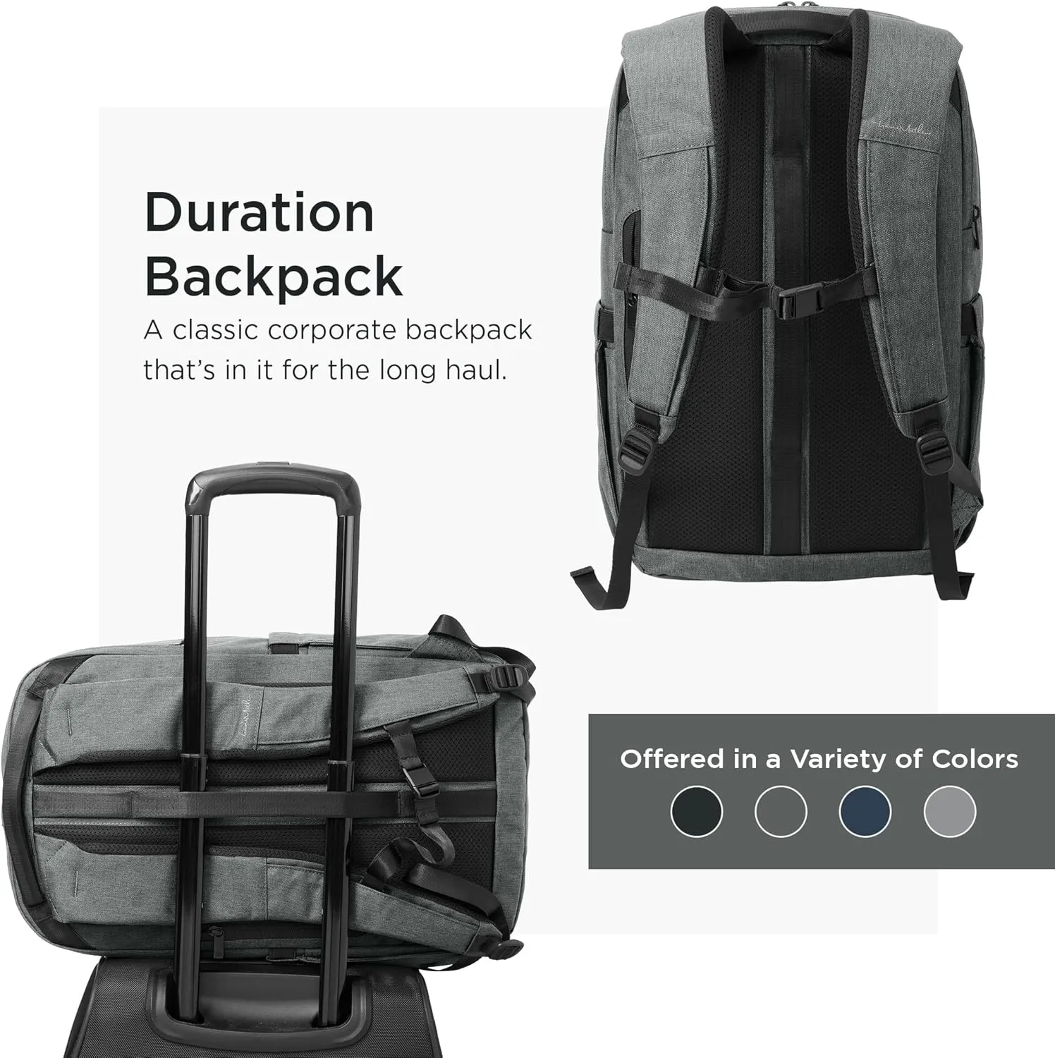 TravisMathew Duration Backpack TMB105, Graphite Heather