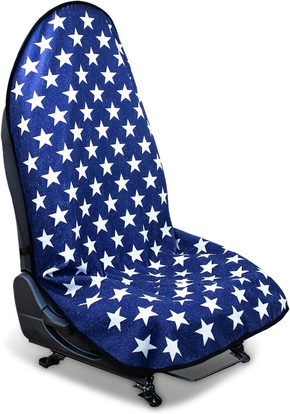 Waterproof Sweating Car Seat Cover for Post Gym Workout, Running, Swimming, Beach and Hiking, Universal Fit Non-Slip Bucket Seat Protector for Cars SUV Trucks, Machine Washable (Star)